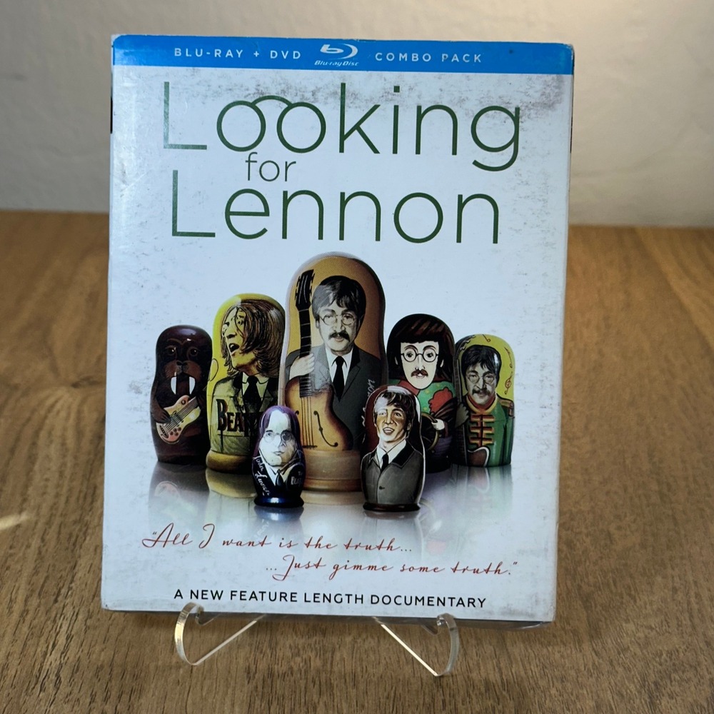 Echo‎ Bridge Looking for Lennon Documentary Blu-ray DVD Combo NEW Slipcover